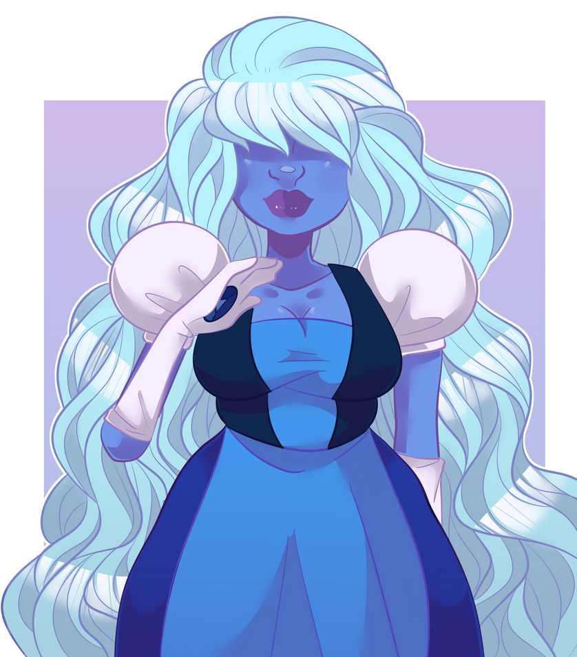 pops mouth I'm mass posting some art,, anyway, it sheArt @ me sapphire / steven universe @ Rebecca Sugar do not copy / trace / heavily reference my artwork, thank you ! [ COMMISSIONS ]  Ϫ...