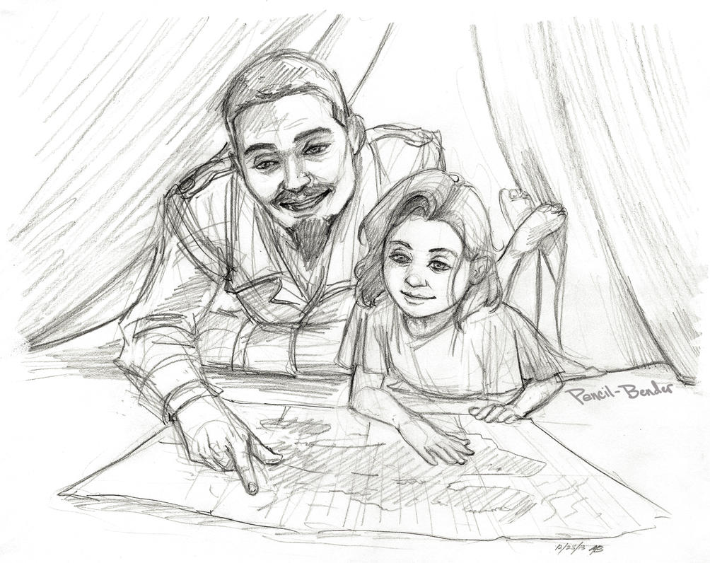 Father Daughter Time By Pencil Bender On Deviantart