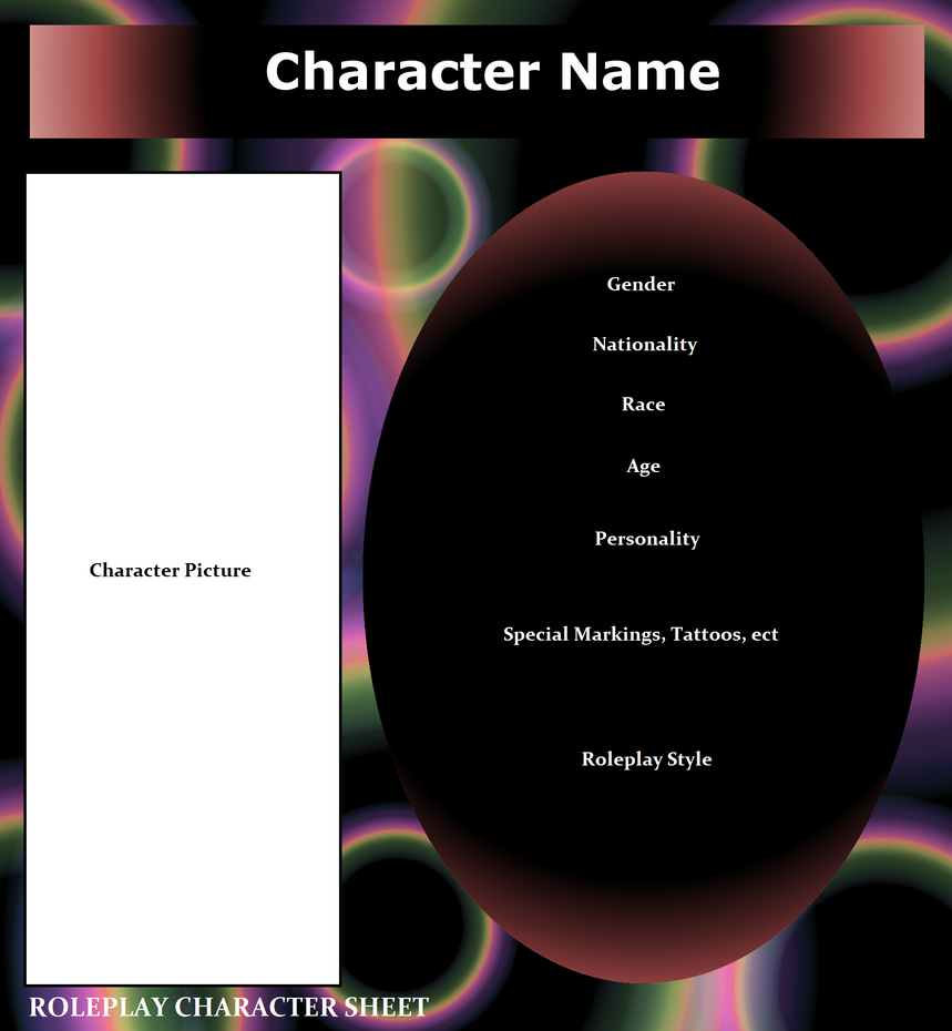 Roleplay Character Sheet (BLANK) by TwistedPrincess on DeviantArt