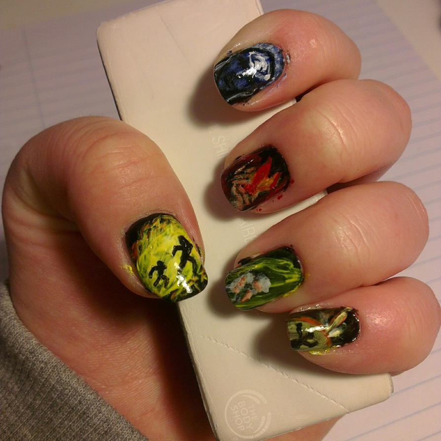 League of Legends Nail art: Summoner Icons (left) by MiavW on DeviantArt