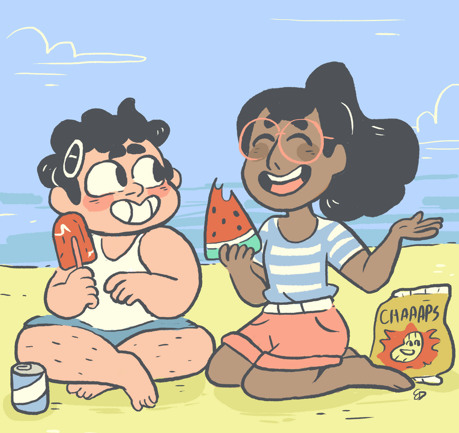 it's a picnic with the jam buds!! also on tumblr: mushroomstairs.tumblr.com/post…