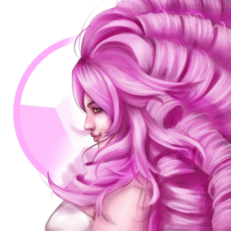 Rose Quartz from Steven Universe Big fluffy momma, ah i wish i can see her often in the series. Im not complaining though.