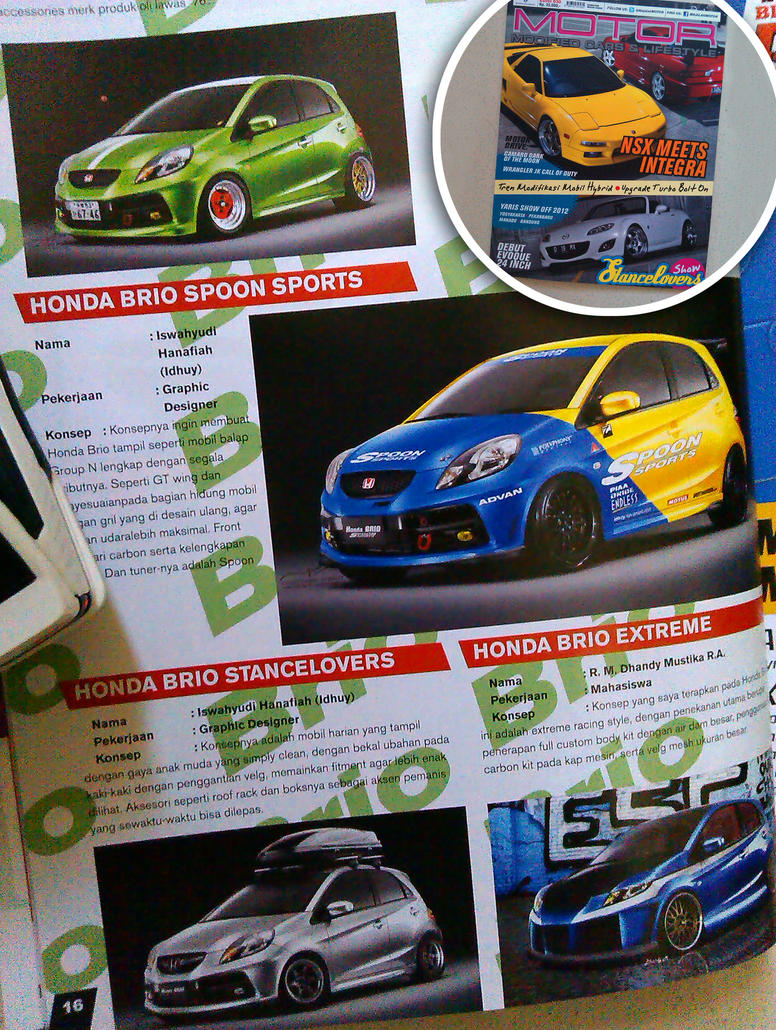 Modifikasi Honda Brio Di Majalah MOTOR By Idhuy On DeviantArt