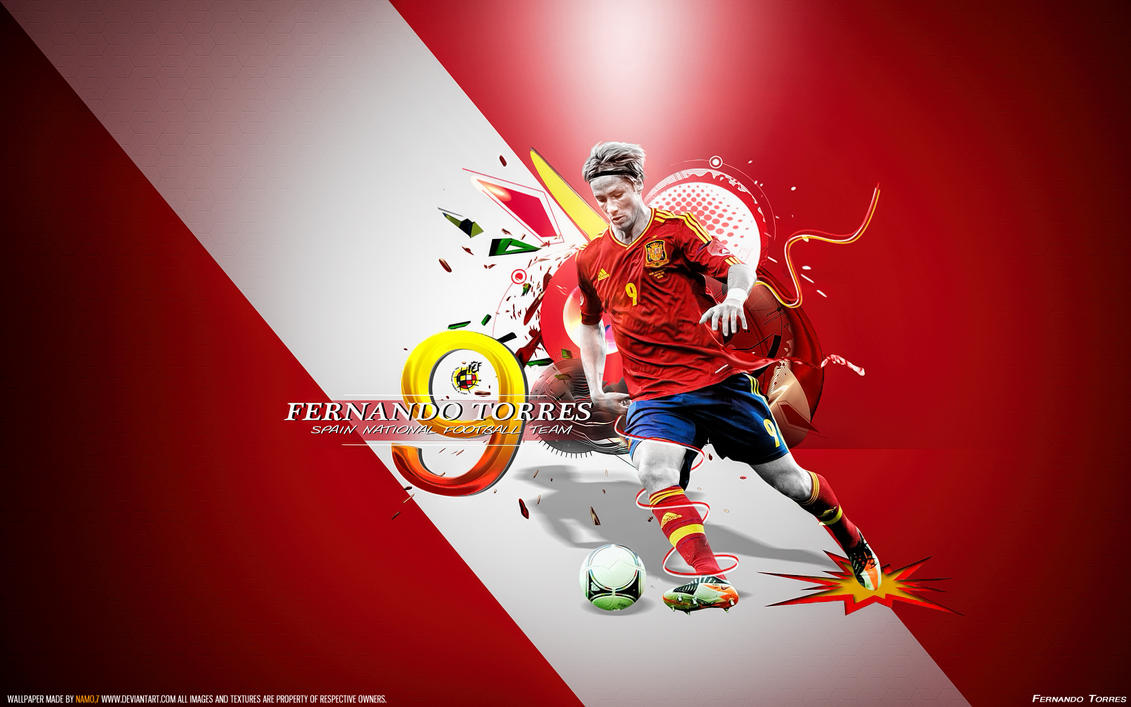Torres 9 Spain National Football Team By Namo By 445578gfx On