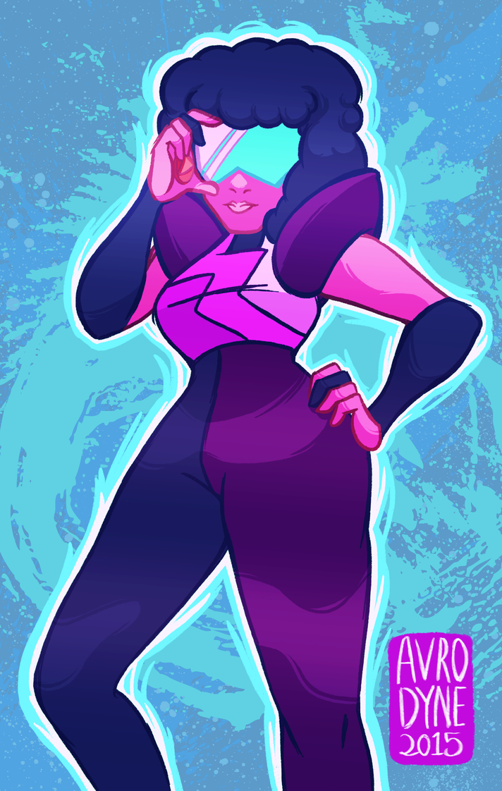 I loved it when Garnet struck this pose; I had to draw it. I think this is the sassiest Garnet's been yet. tumblr version