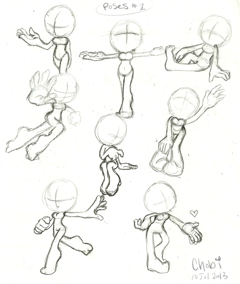 Poses 1 by Chobits13 on DeviantArt