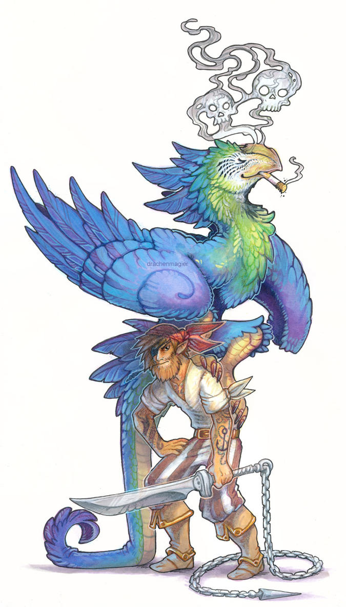 parrot dragon by drachenmagier