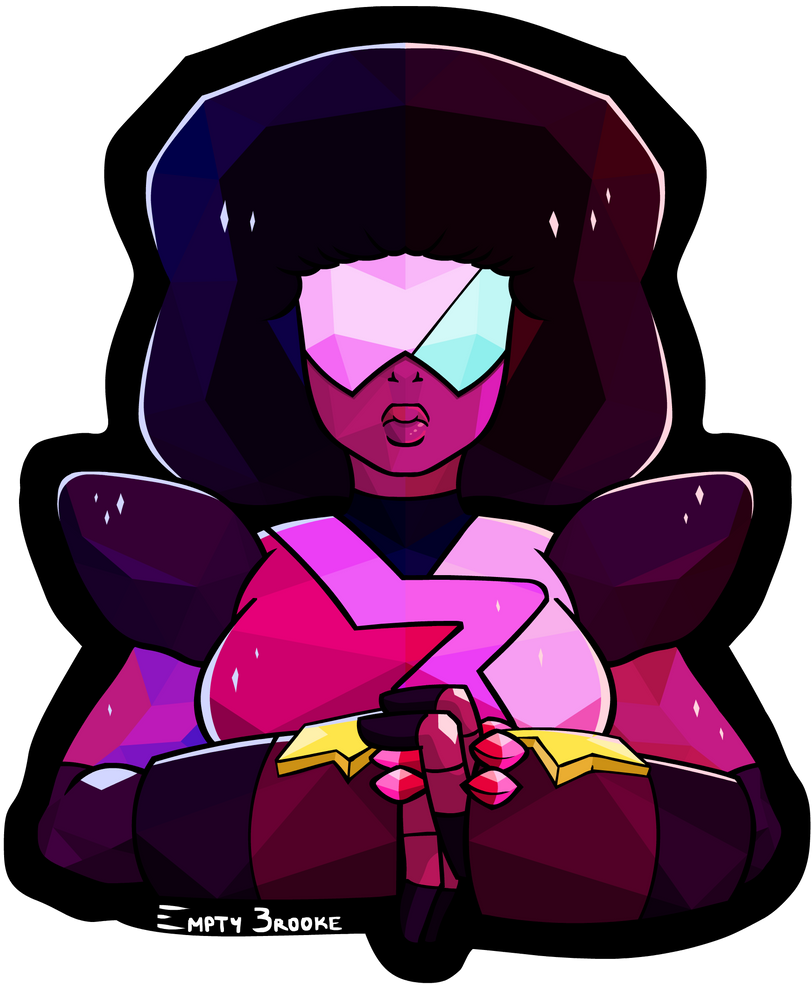 Originally I hadn't planned to have Garnet so evenly divided between her red and blue gems on the colour palette but when I started tinkering with the facets for her design is just seemed to work w...