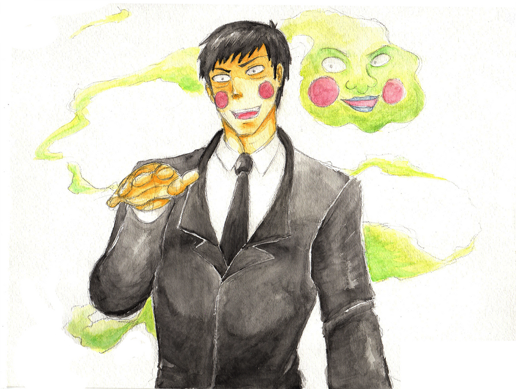 Mob Psycho 100 - Dimple in watercolors by Hikapi on DeviantArt