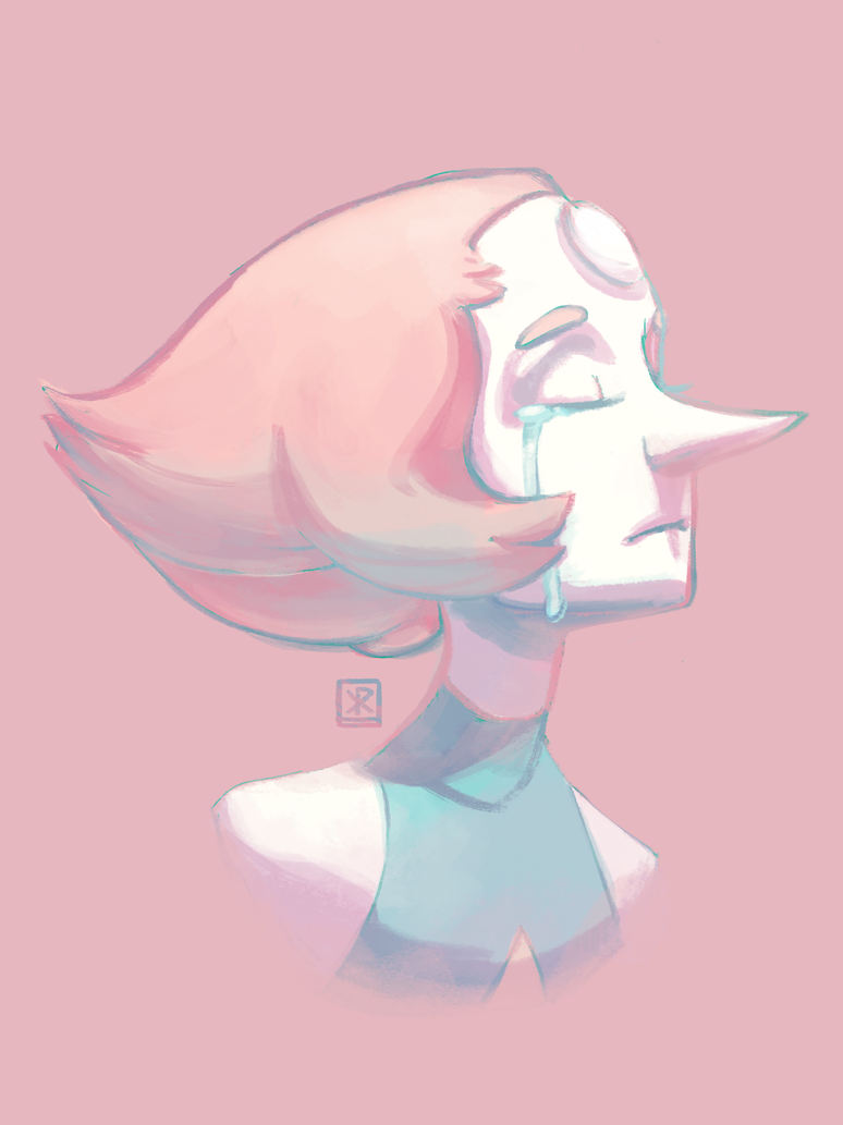 A warm up that went too far and became a redraw of my first Pearl piece.