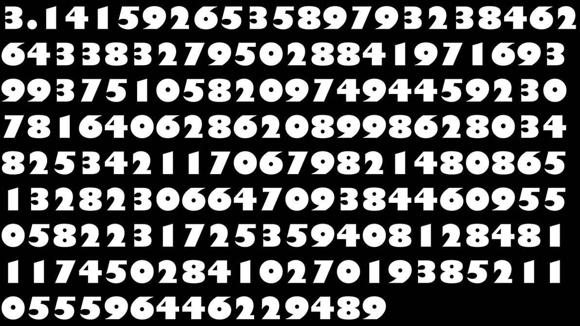 The pi numbers I memorized by derp8675309 on DeviantArt