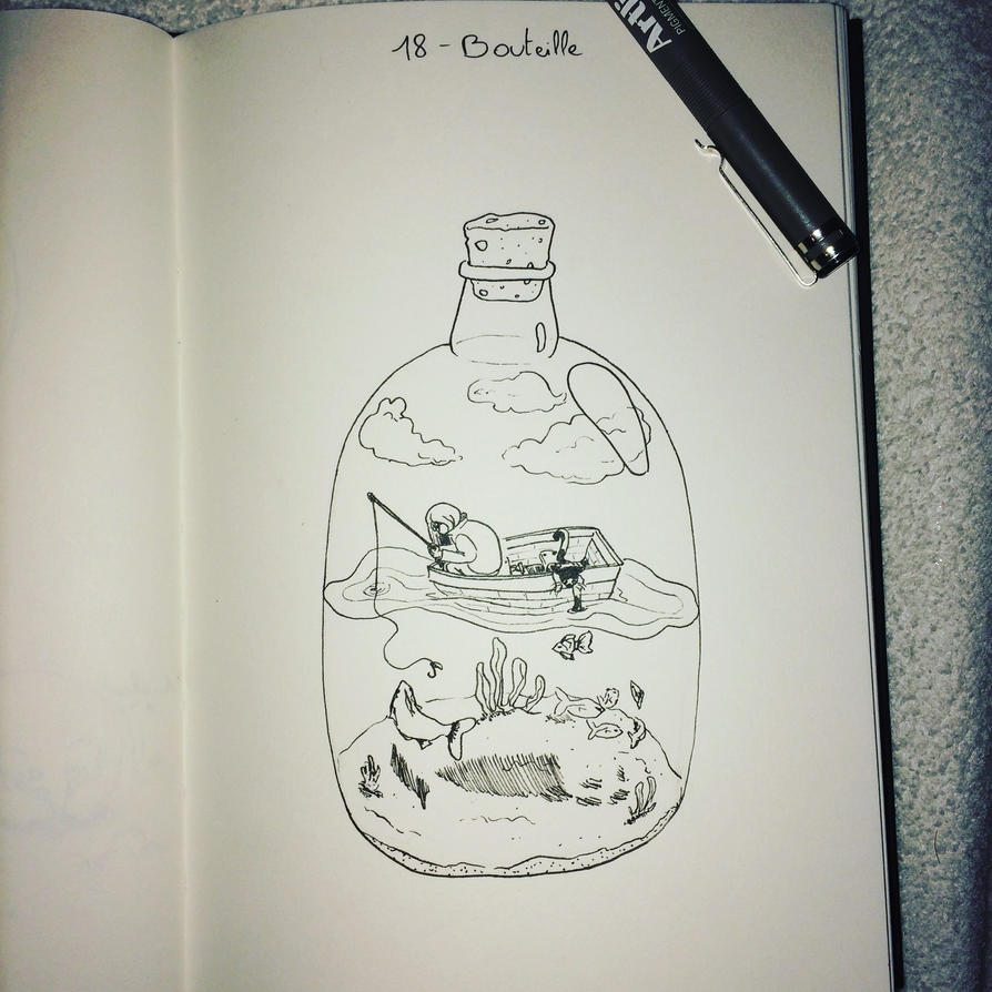 Inktober 2018 - Page 6 Bouteille_by_ellexa007-dcpract