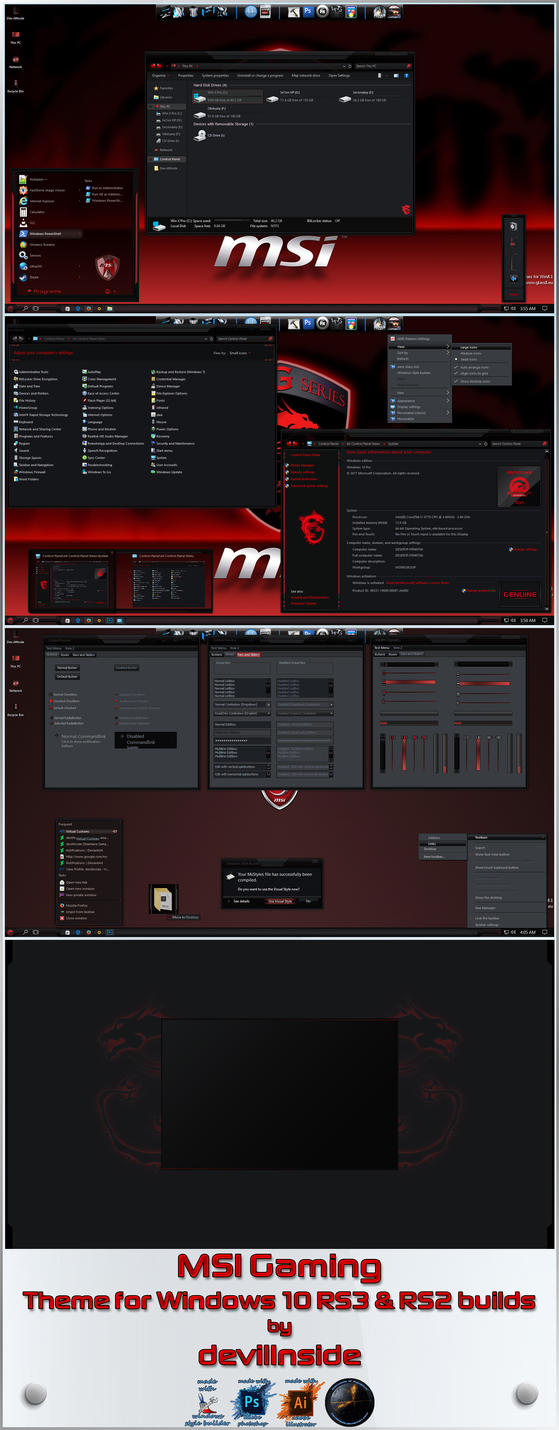 MSI Gaming for Windows 10 RS3