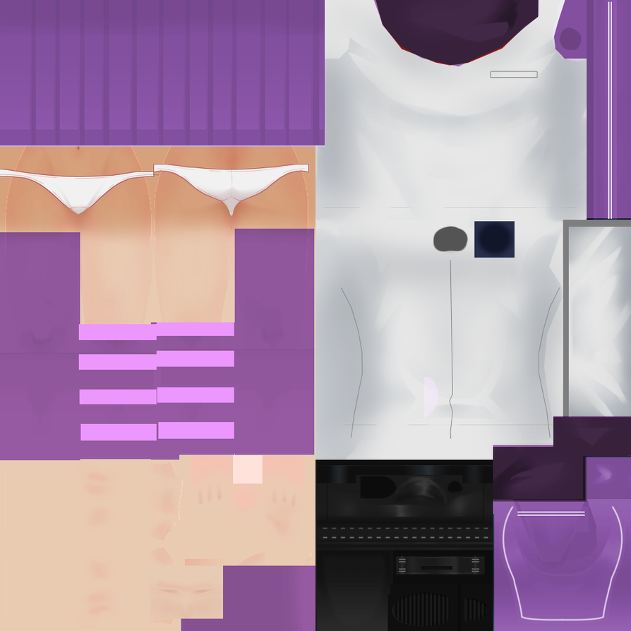 Purple Uniform by yandereskins050802 on DeviantArt