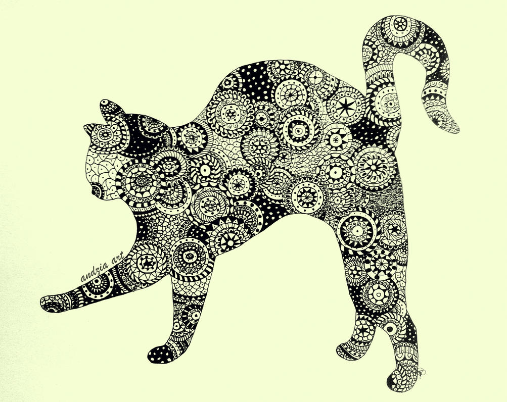 Mandala Cat by Anna655 on DeviantArt