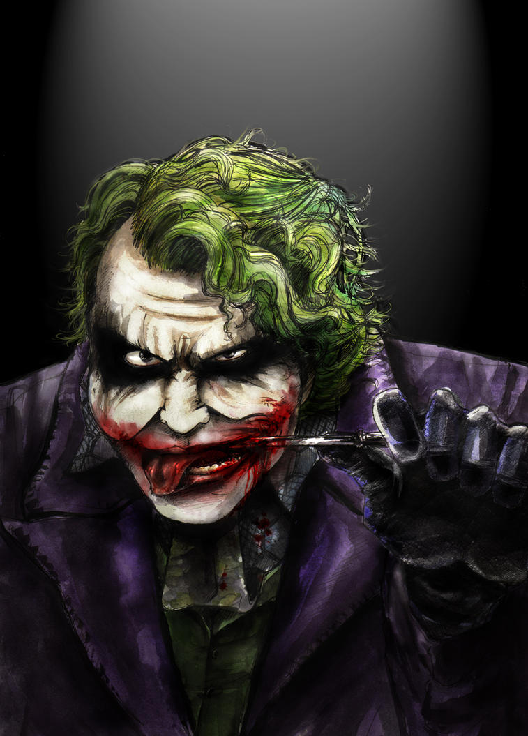 Joker say:'why so Serious?' by ReitaWolf on DeviantArt