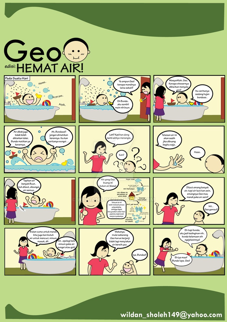 Serial Geo Hemat Air Berwarna By Wildans On DeviantArt