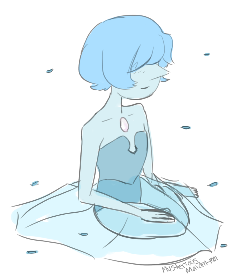 im trying out a new style. tell me what you guys think.   i love blue pearl a lot Blue Pearl (c) Rebecca Sugar