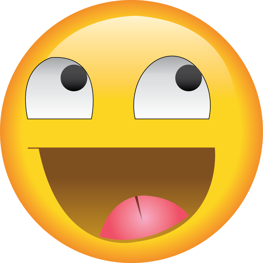 Yellow smile face meme emoji style by Andrea-Pixel on ...