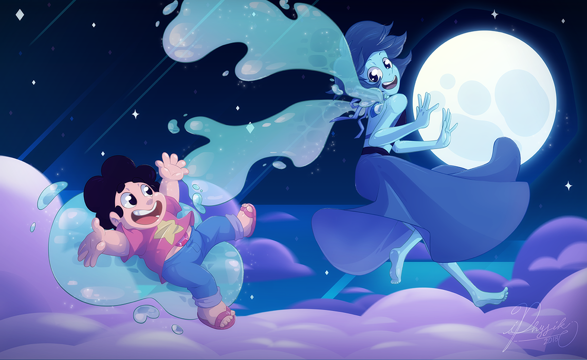 Done for a challenge on SU amino, this is actually a redraw of the first Lapis drawing i did. However i added more to it. A background and Steven to make it a scean instead of just the character. B...