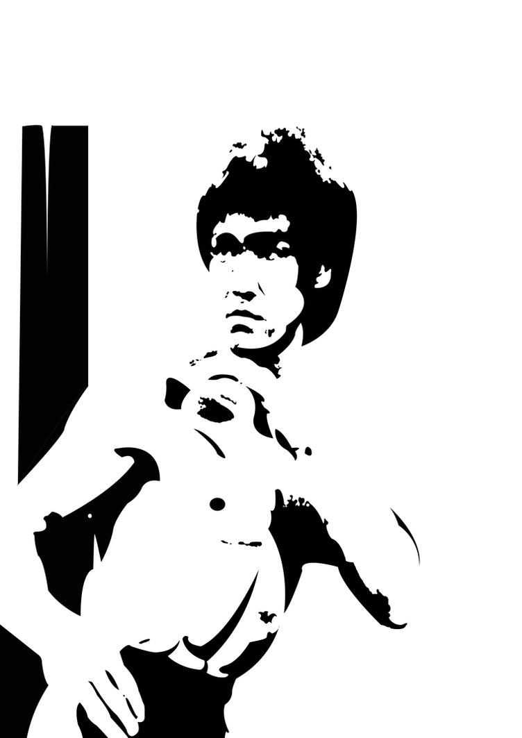 Bruce Lee Vector by Sfiber on DeviantArt