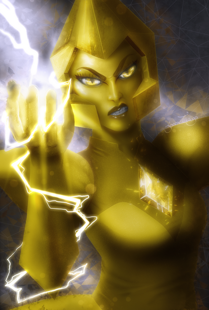 Remember my White Diamond painting? I decided to do all Diamonds. Here it is! My Yellow bae!