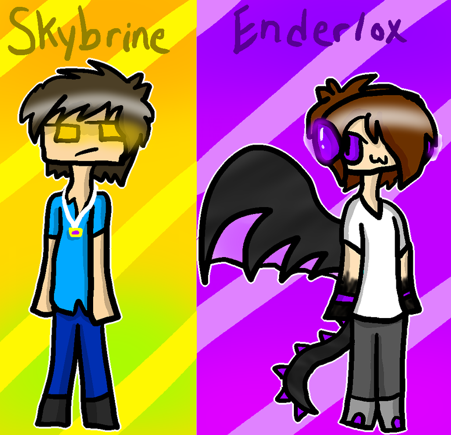 Skybrine and Enderlox by celiest on DeviantArt