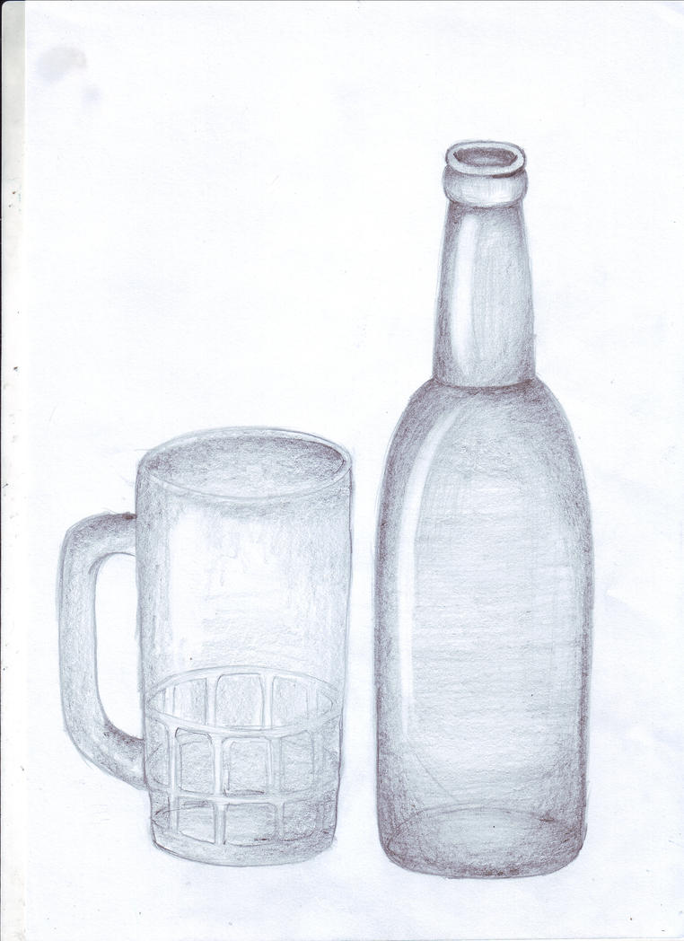 Menggambar Botol Dan Gelas By Sukiman88 On DeviantArt