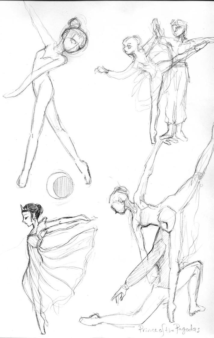 ballet sketches 1 by hbanana7 on DeviantArt