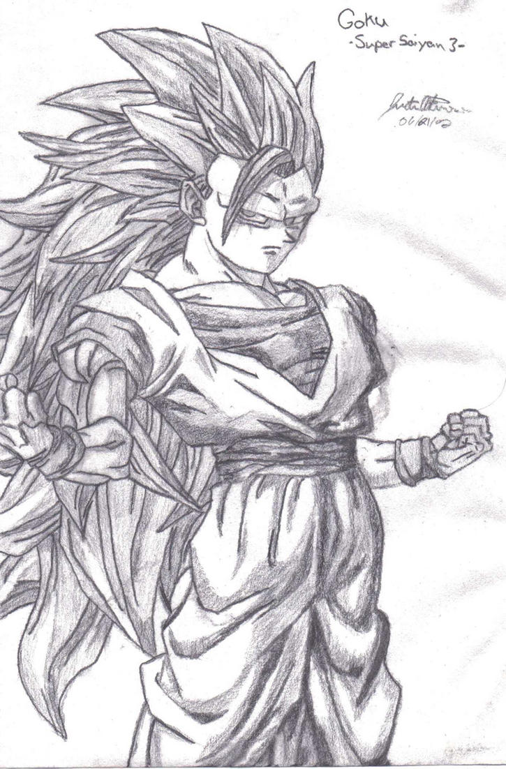 Super Saiyan 3 Goku by Caedus6685 on DeviantArt