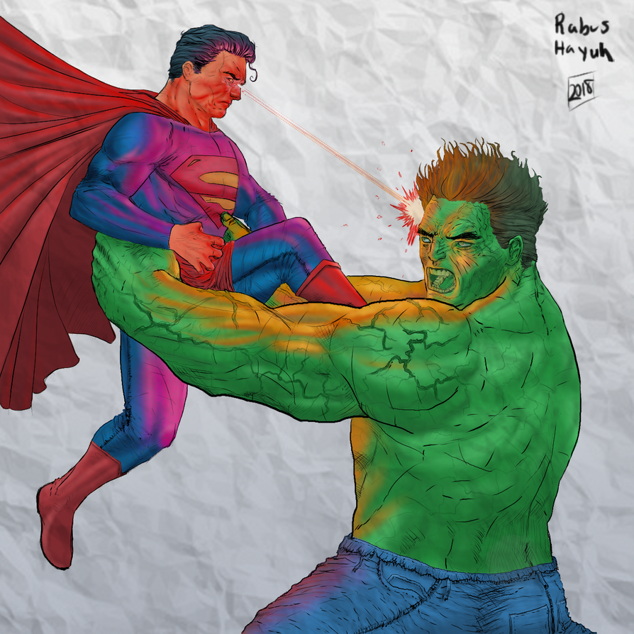 Superman Vs Hulk by RabusHayuh on DeviantArt