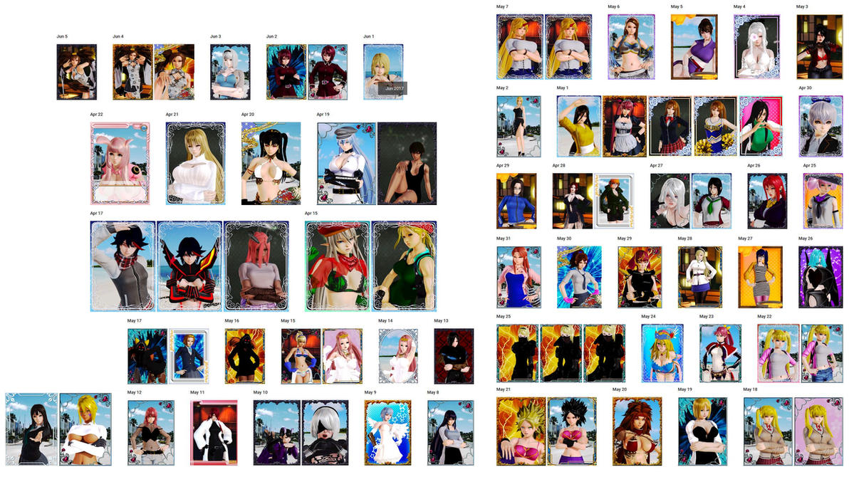 Old Honey Select Cards Batch Two by Ecchillent on DeviantArt