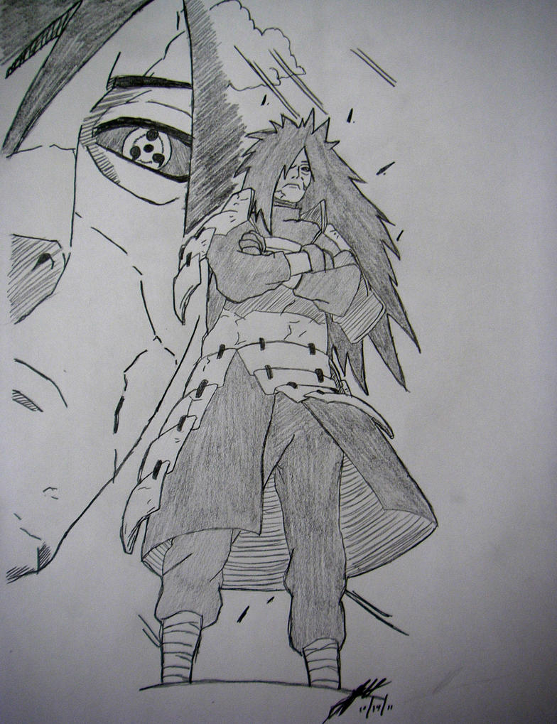 Madara Uchiha drawing by TheChiefAssassin by 