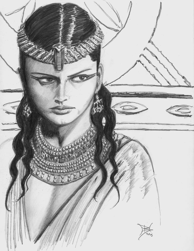 Cleopatra Pencil Work By Anulkad On Deviantart