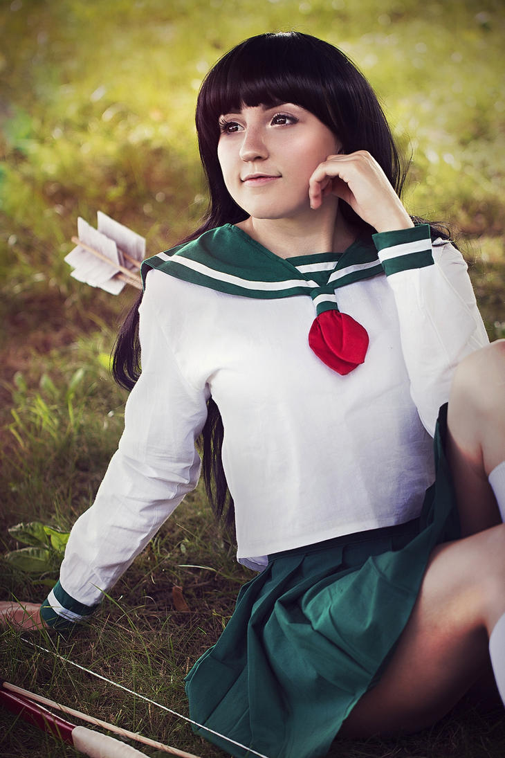 Waiting for Inuyasha - Kagome cosplay by Juriet on DeviantArt