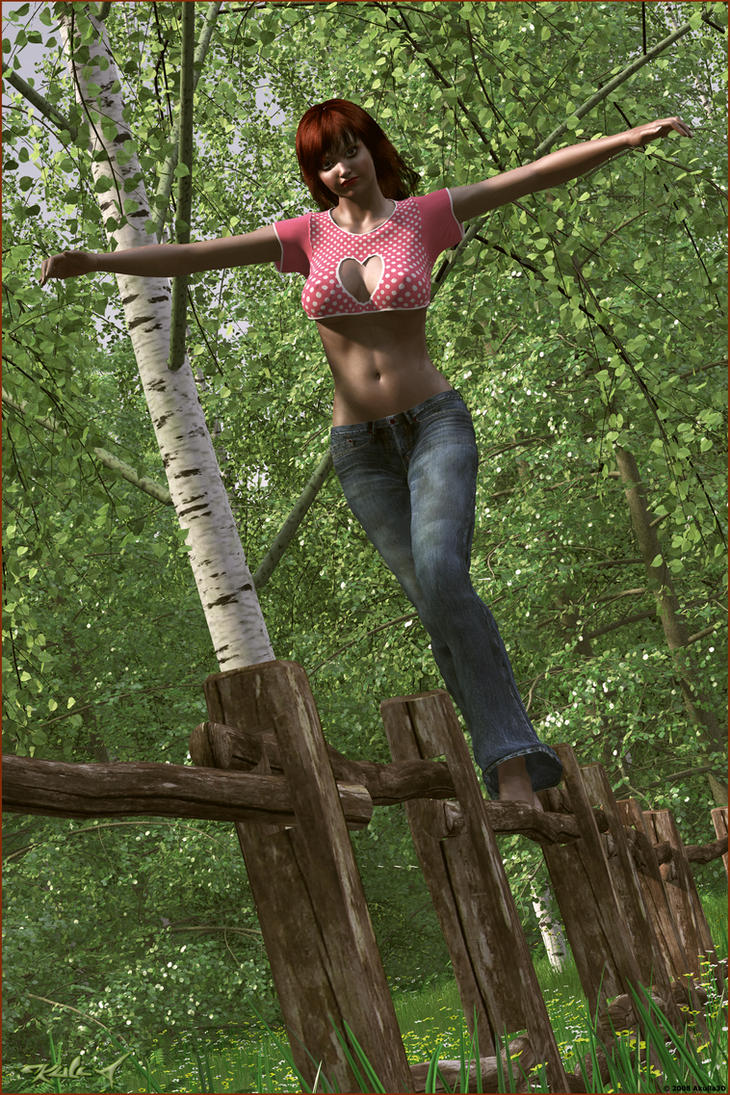 Farmers Daughter Forest Fun By Akulla3D On DeviantArt