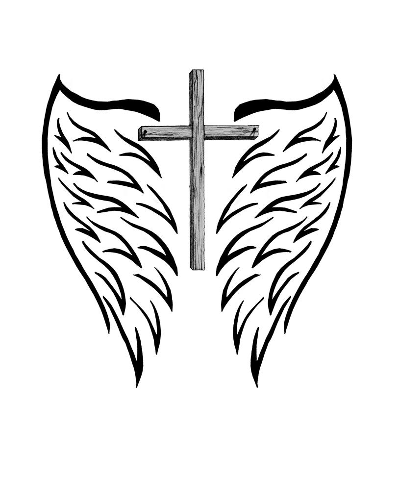 Cross with Wings by IsrafelX on DeviantArt