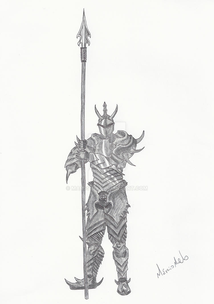 Evil Knight in black armor by marssyw on DeviantArt