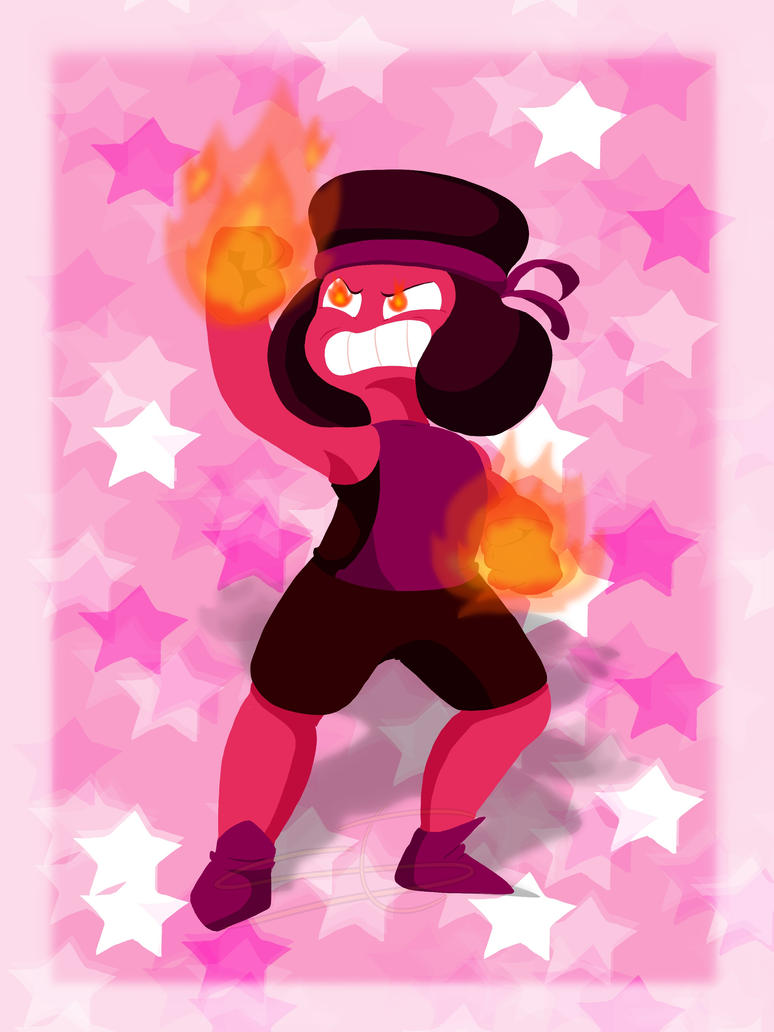 I love Steven Universe and I love Rubies ♥  I should really draw more of them! I also did a self-indulgent one right [here] Ruby from Steven Universe by Rebecca Sugar