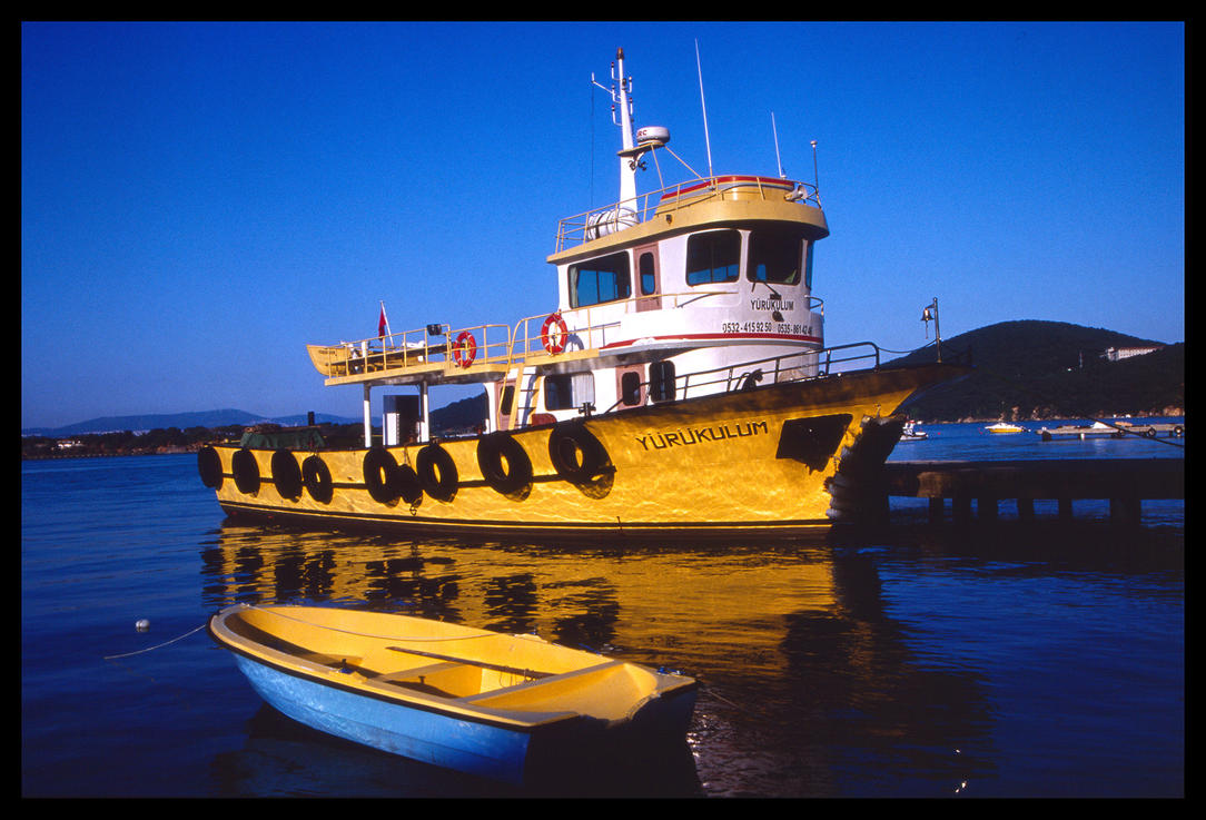 Yellow Boat stock illustrations