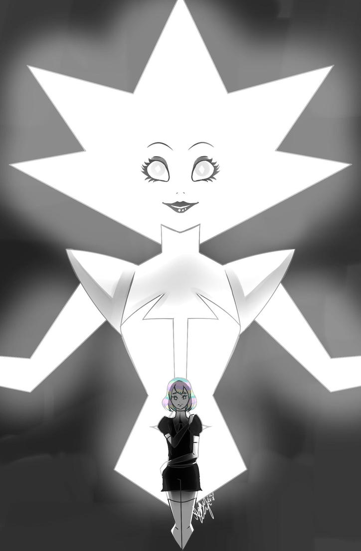 Video Link: youtu.be/2yLSkgp1cFE I am back baby!!! From the latest episode of Steven Universe, we finally get to see White Diamond! A giant, very bright, titan sized gem. Who is very Gre...