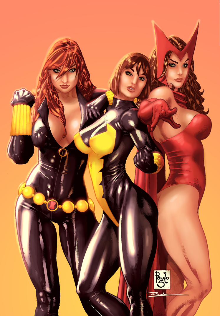 3 Marvel Chicks by Durandus on DeviantArt