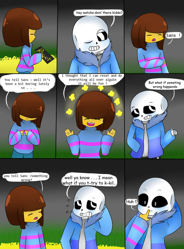 Undertale The Reset Page 1 by sinjour on DeviantArt