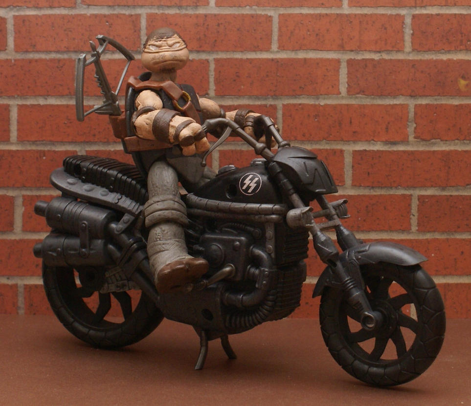 The Walking Dead Daryl Dixon TMNT With Motorcycle By Goose360 On