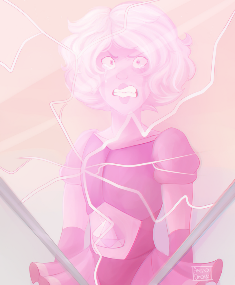 ❤ Pink diamond ❤ Es tan hermosa, es una lastima que la hayan asesinado(? No sabia que dibujar y como vi los nuevos capítulos de Steven Universe, aproveche en dibujarla ...