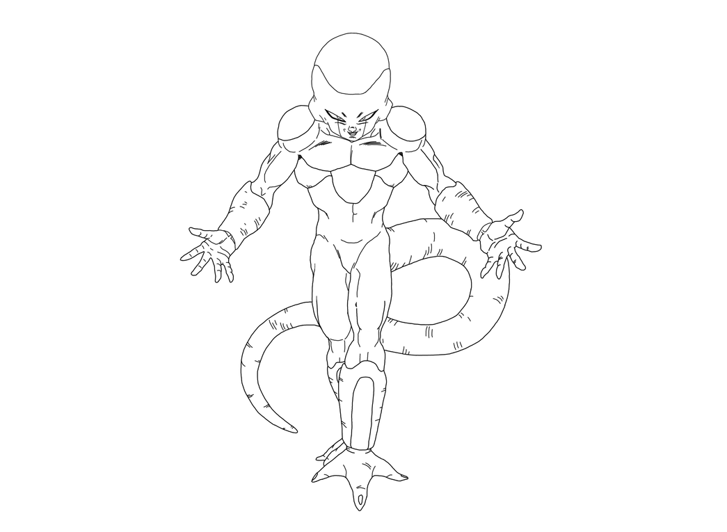 dbz coloring pages frieza - photo #5