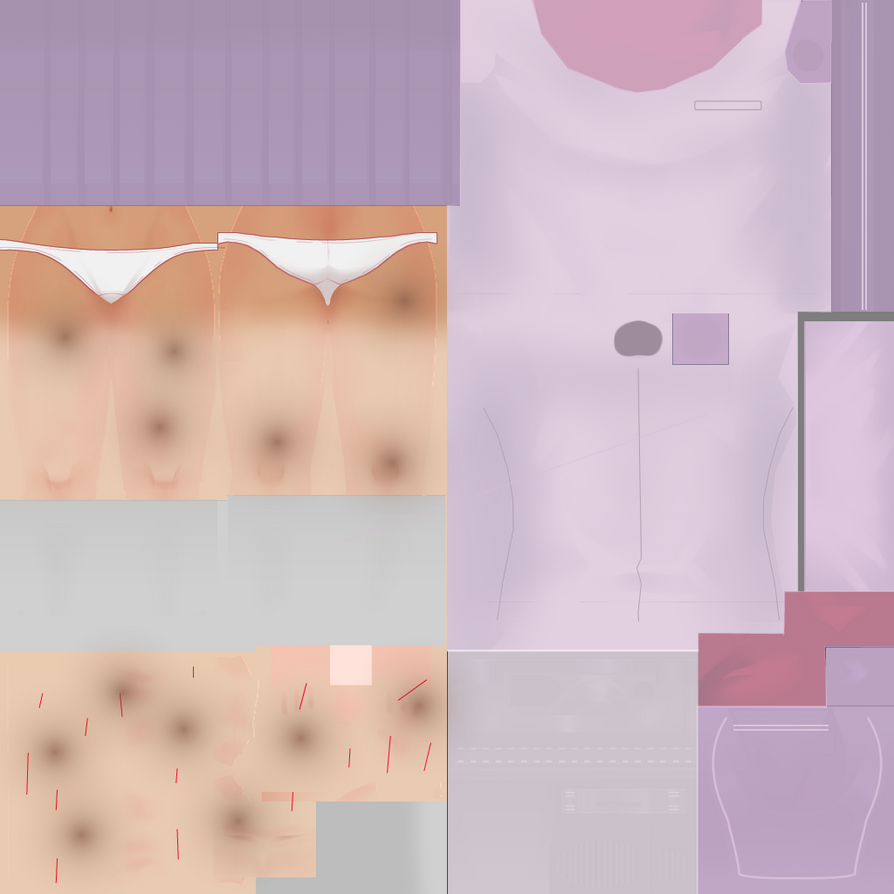 Yandere Simulator Skin: Sally (2) by JoannaSkellies on DeviantArt