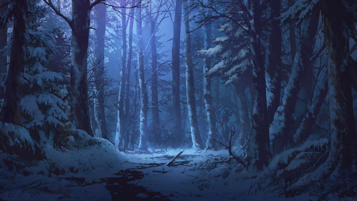 Winter Forest by andanguyen on DeviantArt