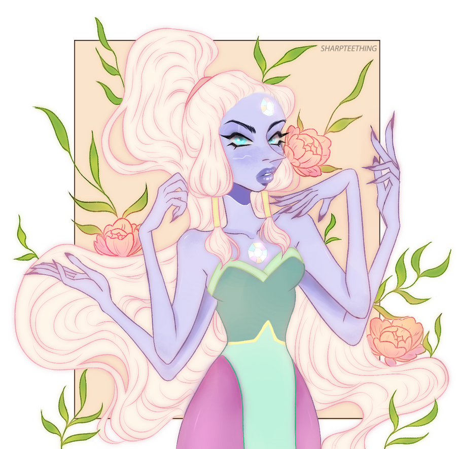 a redraw of my first opal drawing Commissions me! Buy me a coffee!