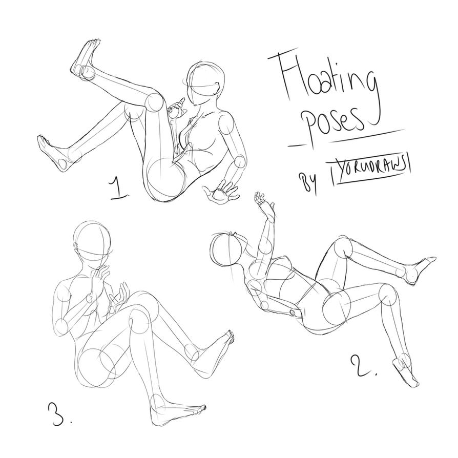 Floating Poses 3-pack by Shinigxmii on DeviantArt